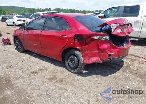 2015 Toyota Corolla Le z USA, uszkodzony, nr VIN 2T1BURHE2FC454282